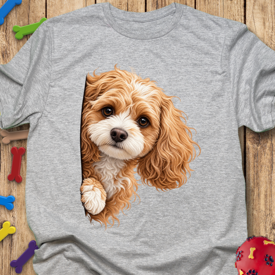 Peeking Cavapoo T-Shirt