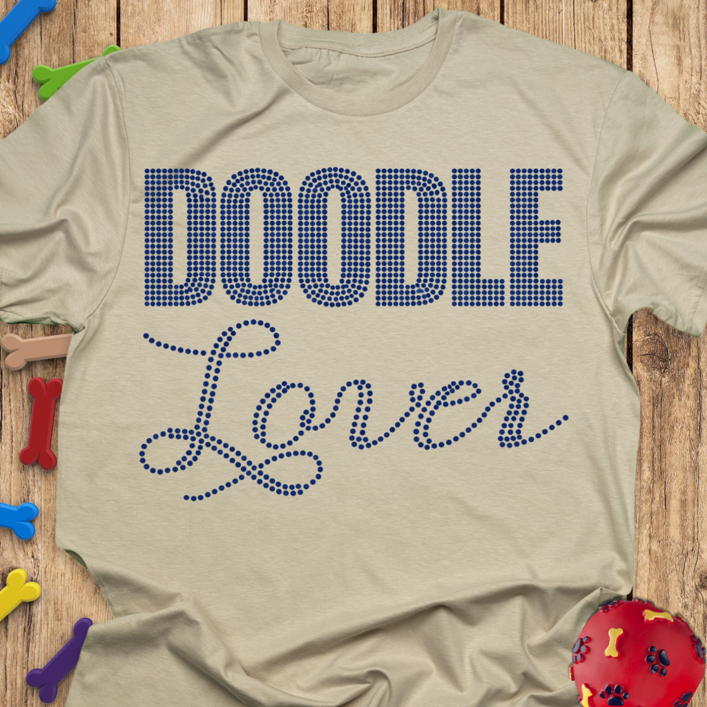 Rhinestone Doodle Lover T-Shirt