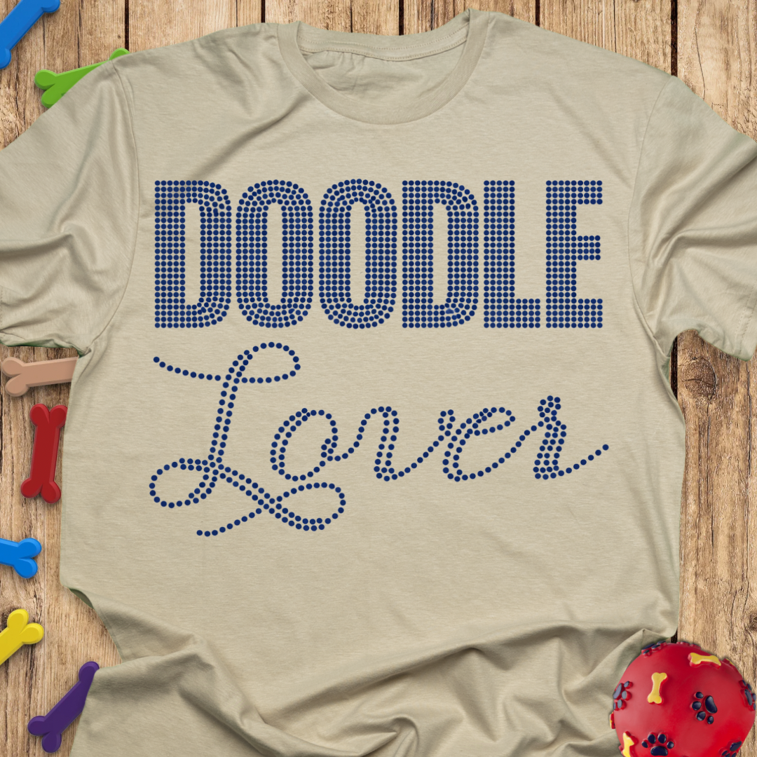 Rhinestone Doodle Lover T-Shirt