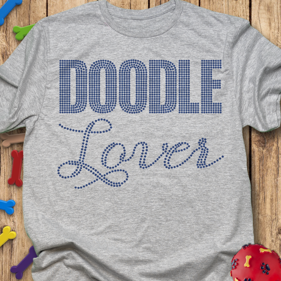 Rhinestone Doodle Lover T-Shirt