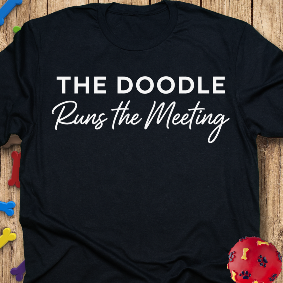 Runs the Meeting T-Shirt