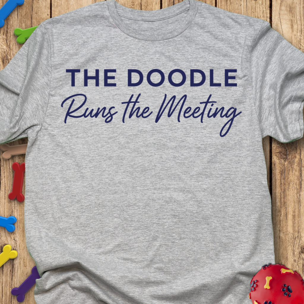 Runs the Meeting T-Shirt
