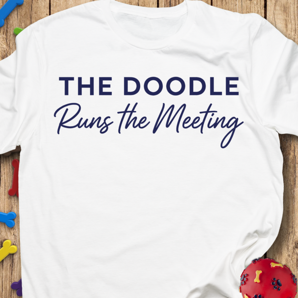 Runs the Meeting T-Shirt