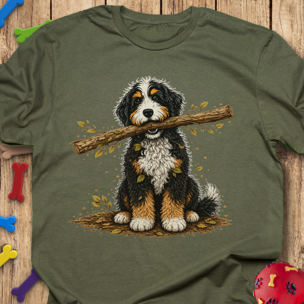 Stick Life Bernedoodle T-Shirt