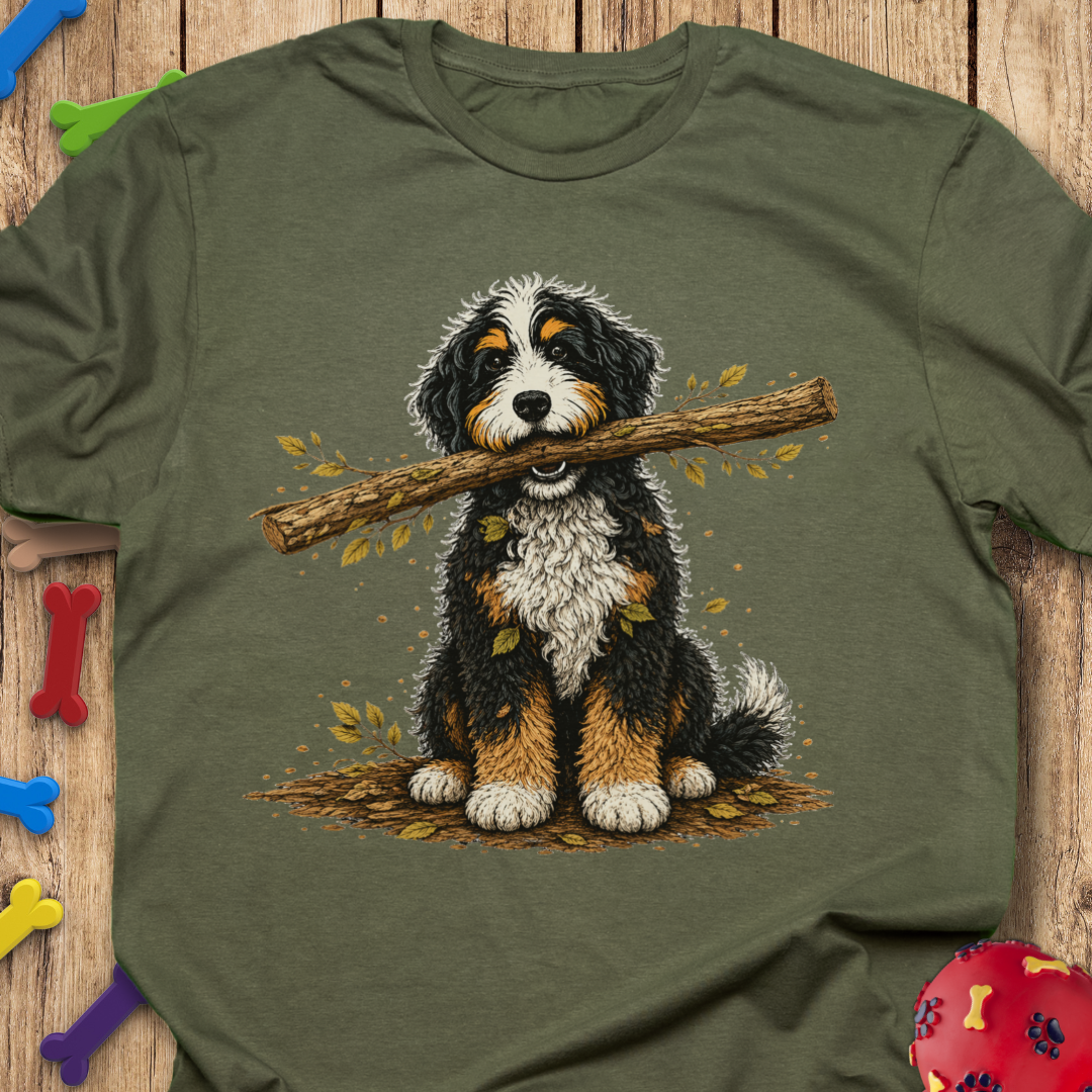 Stick Life Bernedoodle T-Shirt