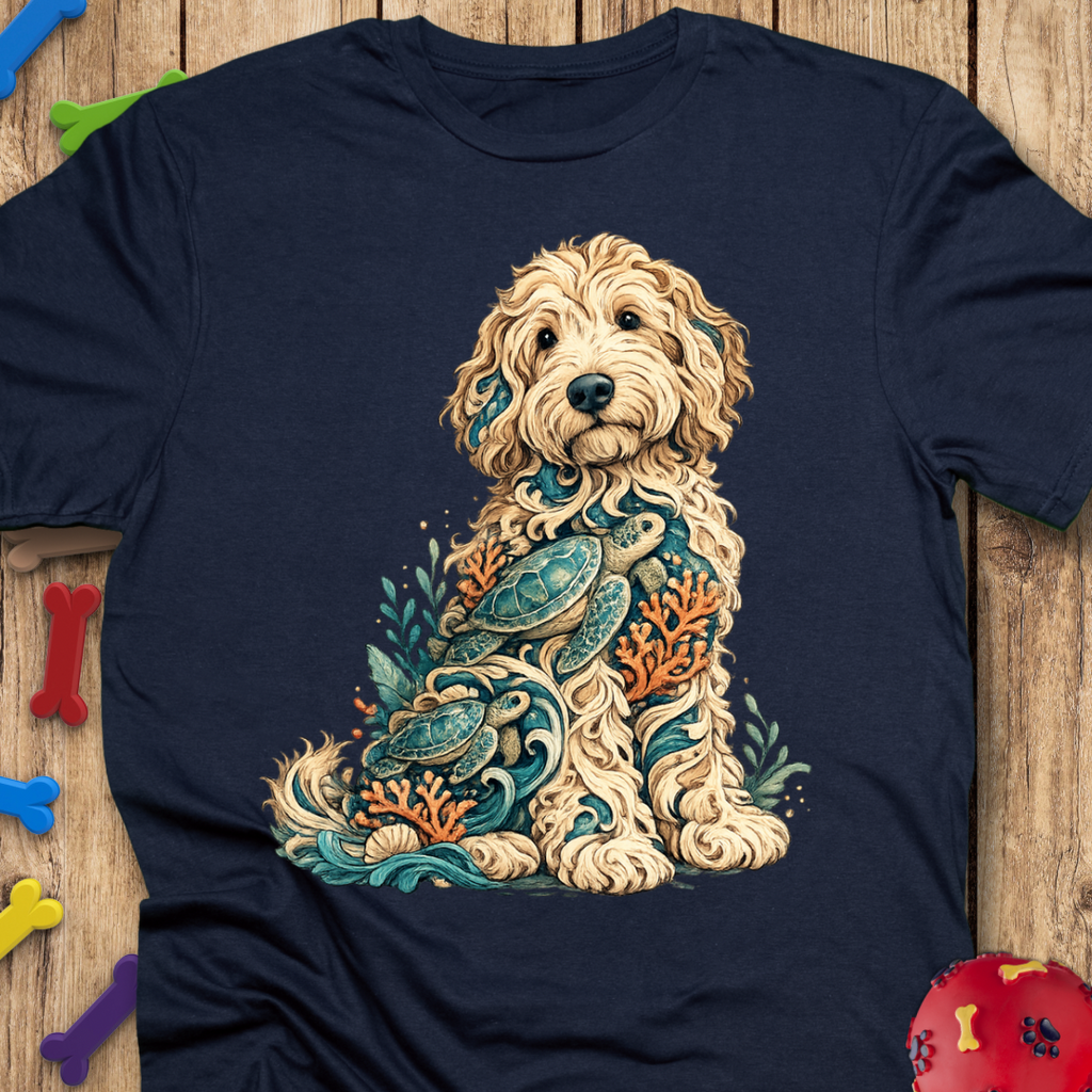 Turtle Life Goldendoodle T-Shirt