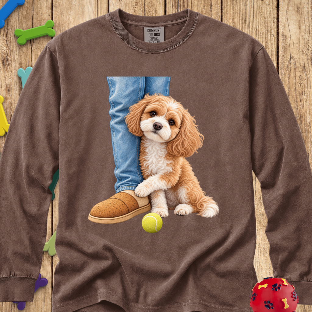 Velcro Life Cavapoo Long Sleeve Tee