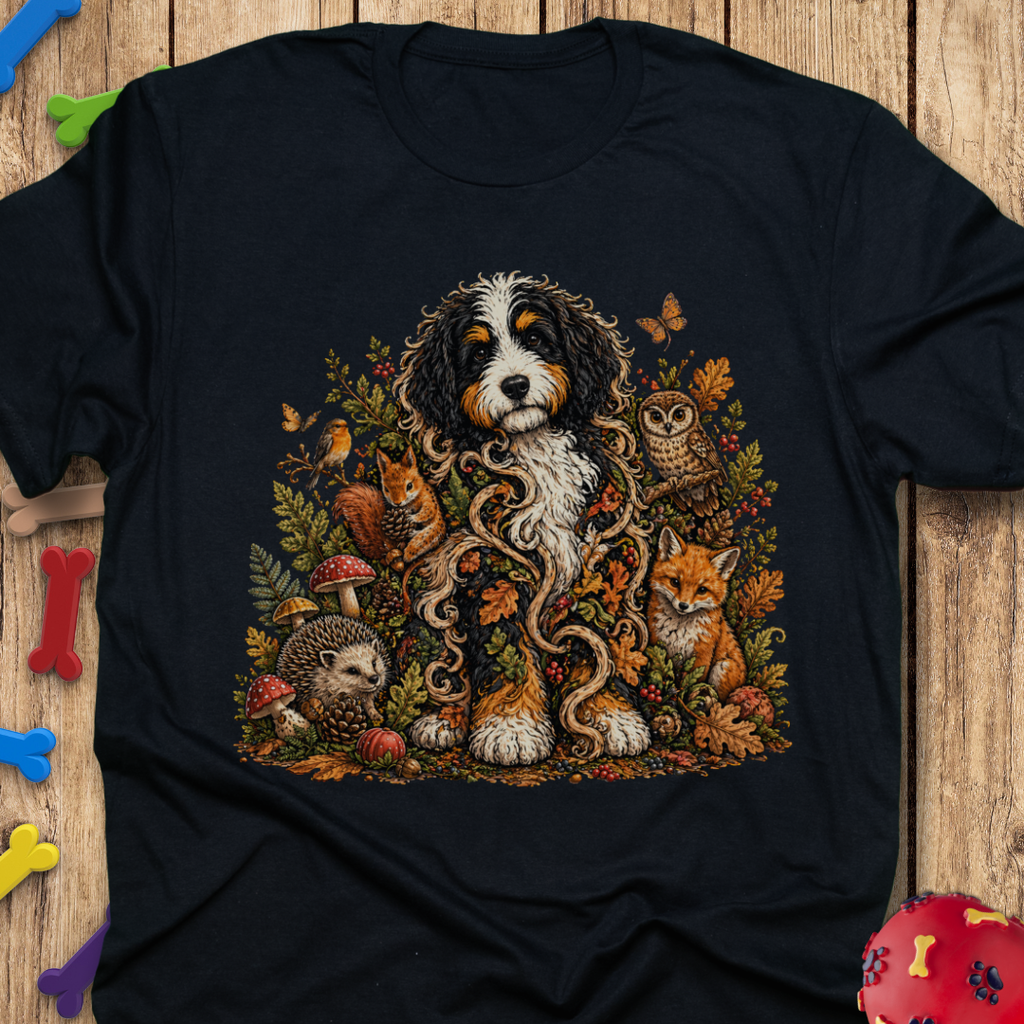 Woodland Life Bernedoodle T-Shirt
