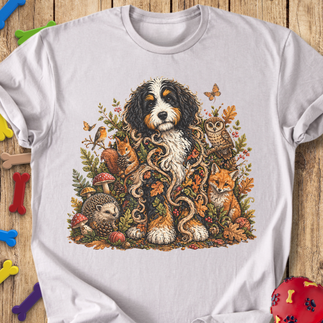 Woodland Life Bernedoodle T-Shirt