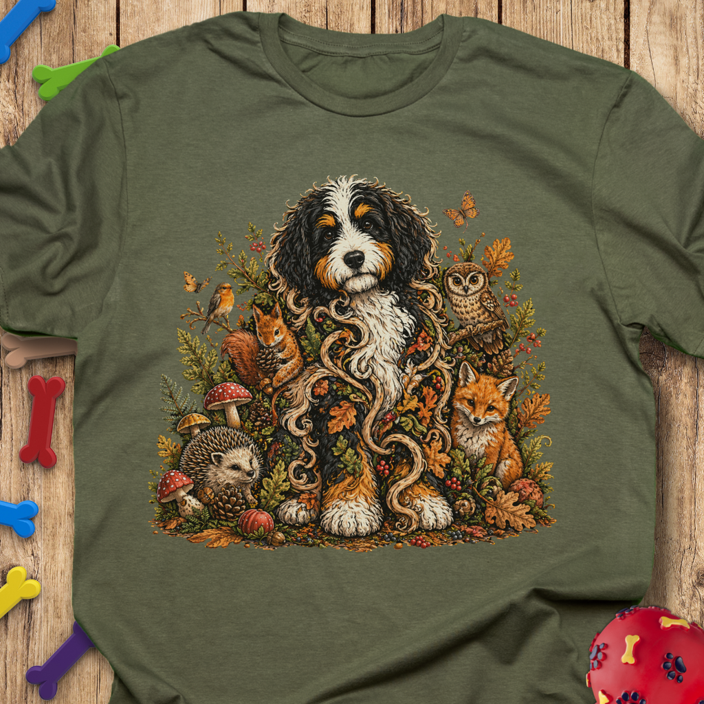 Woodland Life Bernedoodle T-Shirt