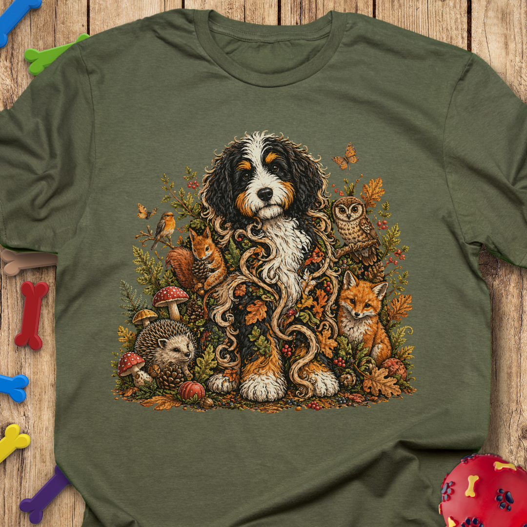 Woodland Life Bernedoodle T-Shirt