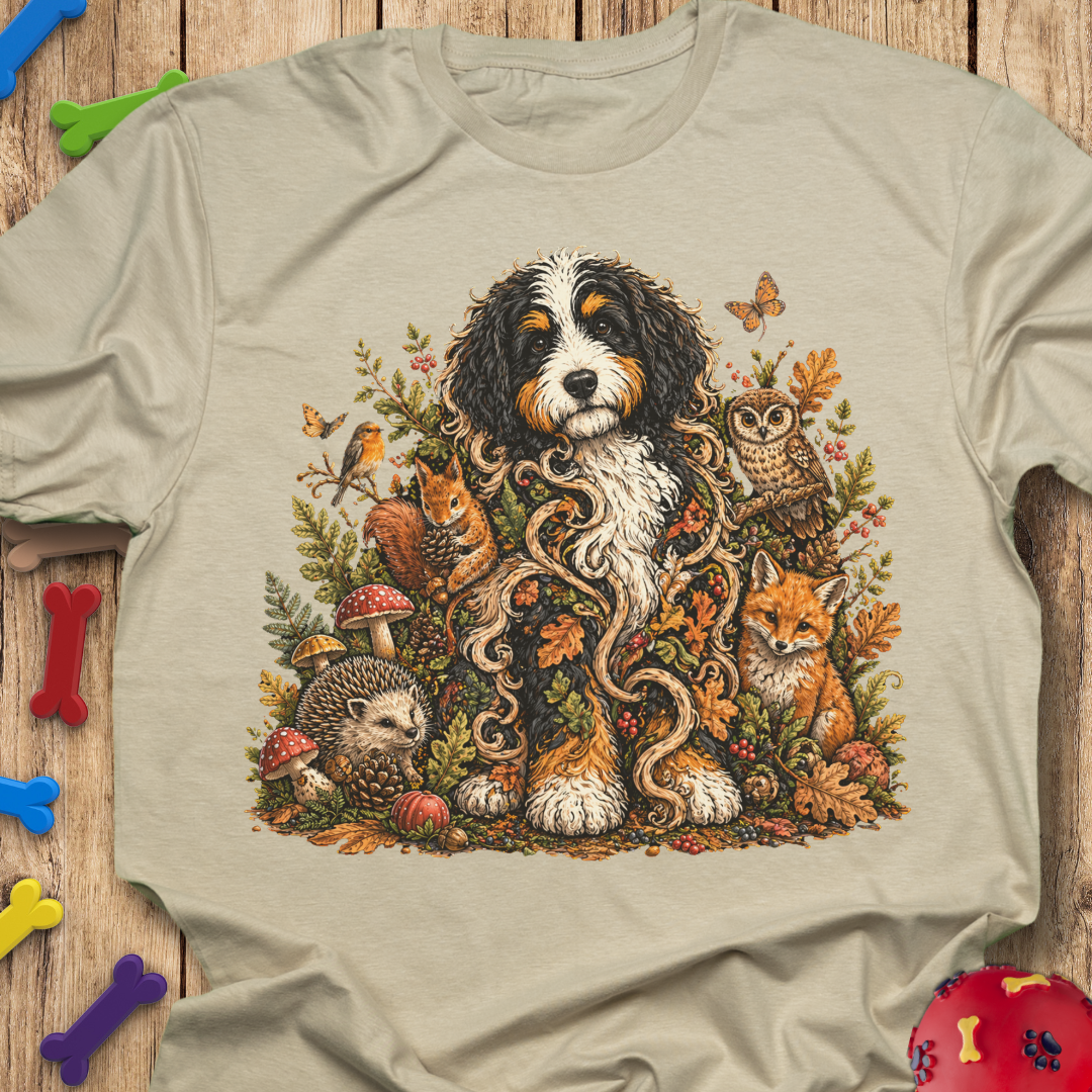 Woodland Life Bernedoodle T-Shirt