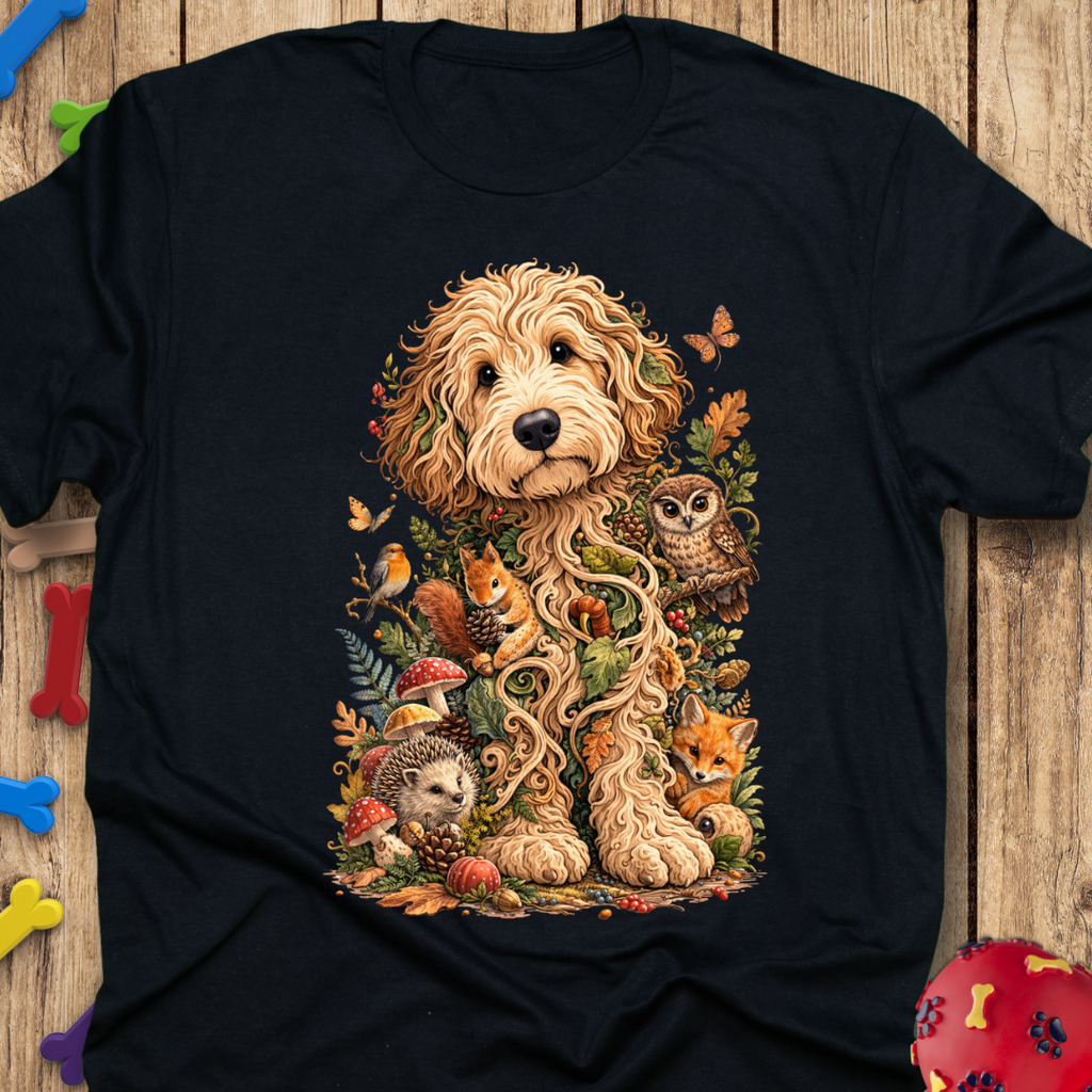 Woodland Life Goldendoodle T-Shirt