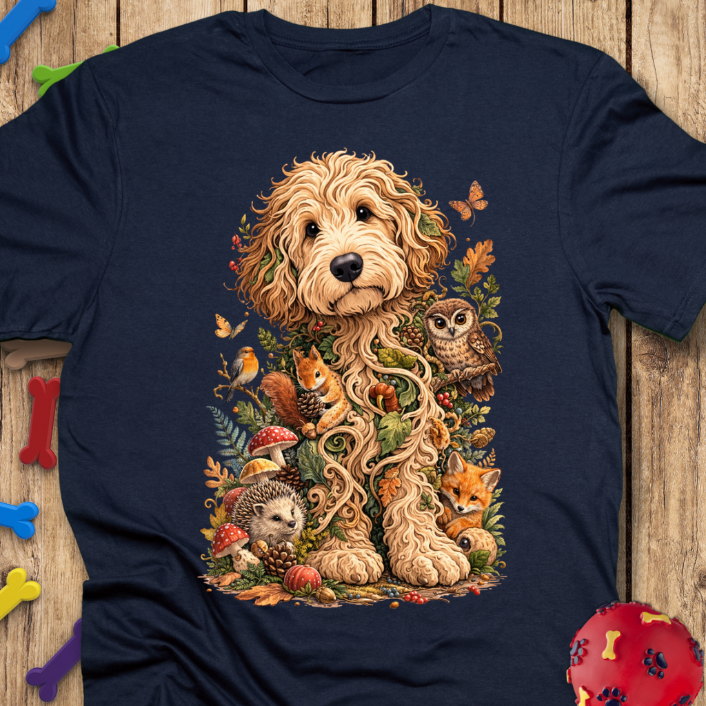 Woodland Life Goldendoodle T-Shirt
