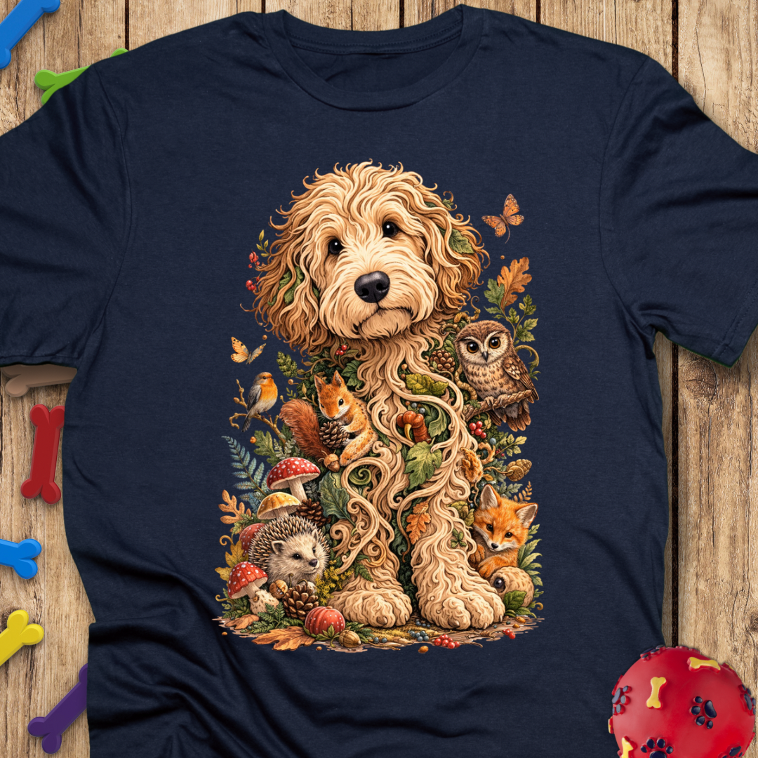 Woodland Life Goldendoodle T-Shirt
