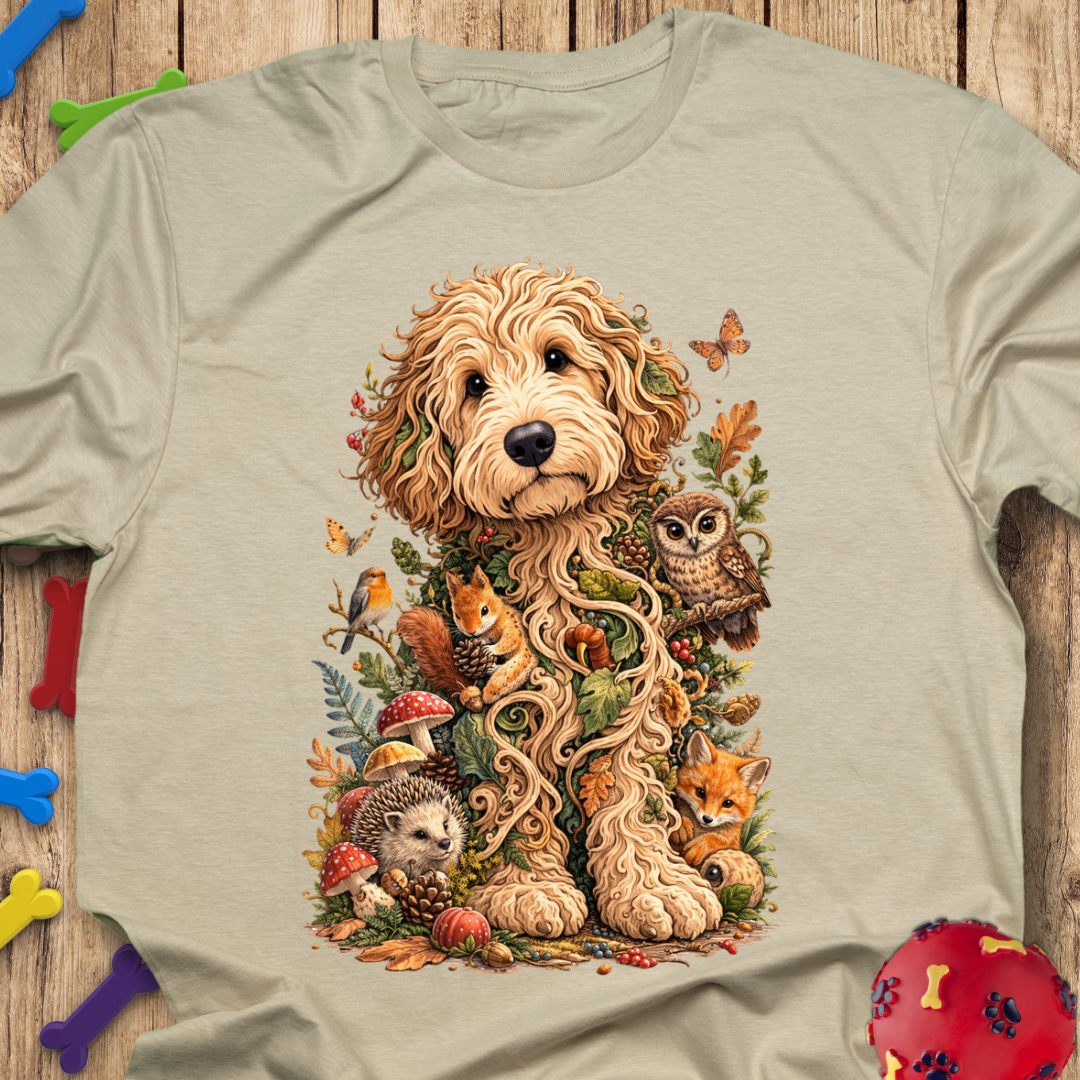 Woodland Life Goldendoodle T-Shirt