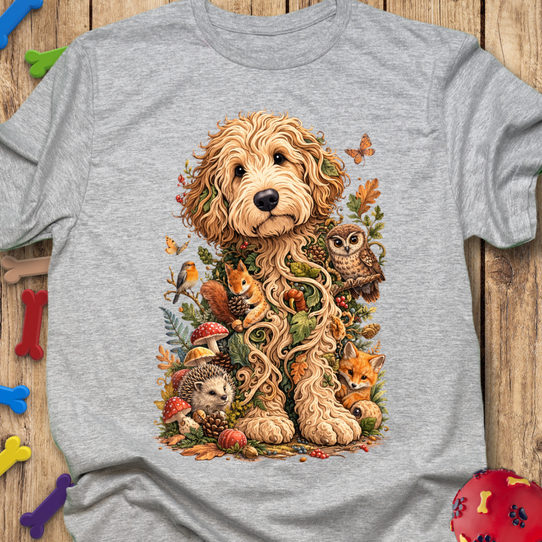 Woodland Life Goldendoodle T-Shirt