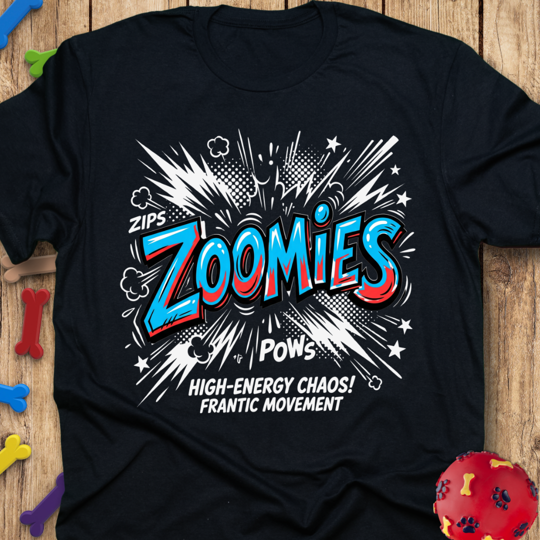 Zoomies - Comic T-Shirt