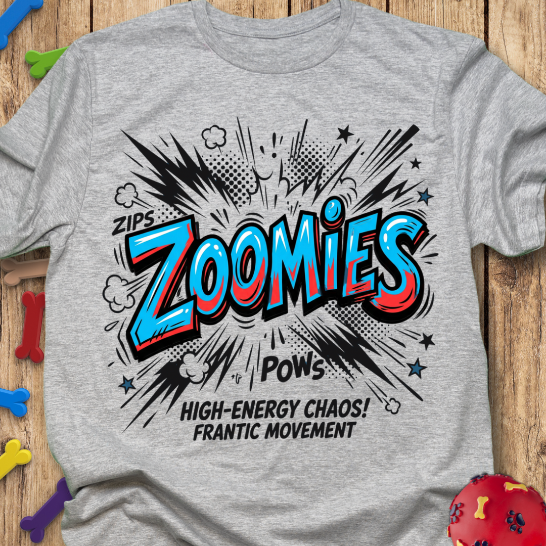 Zoomies - Comic T-Shirt