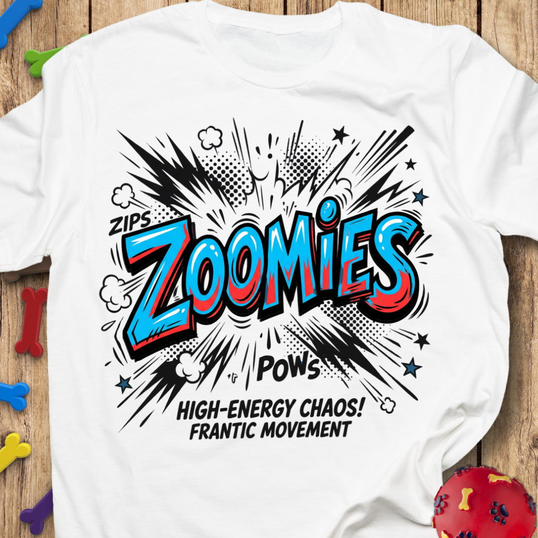 Zoomies - Comic T-Shirt